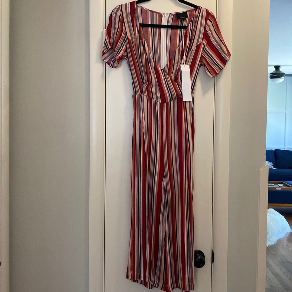 Striped Jumpsuit size small